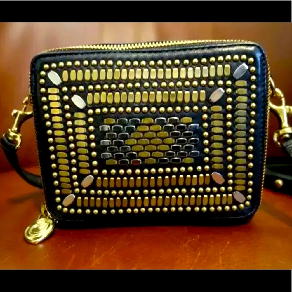 calleen cordero crossbody leather studded belt bag